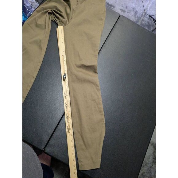 NWT H&M Skinny Fit High Waisted Trousers Leggings Treggings Large Beige Women's - Picture 7 of 7